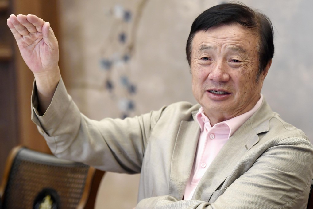 Ren Zhengfei, founder and chief executive of Huawei Technologies, wants hi-tech companies in Japan and Europe to step up and become alternative suppliers that would compete against the major US component providers. Photo: Kyodo