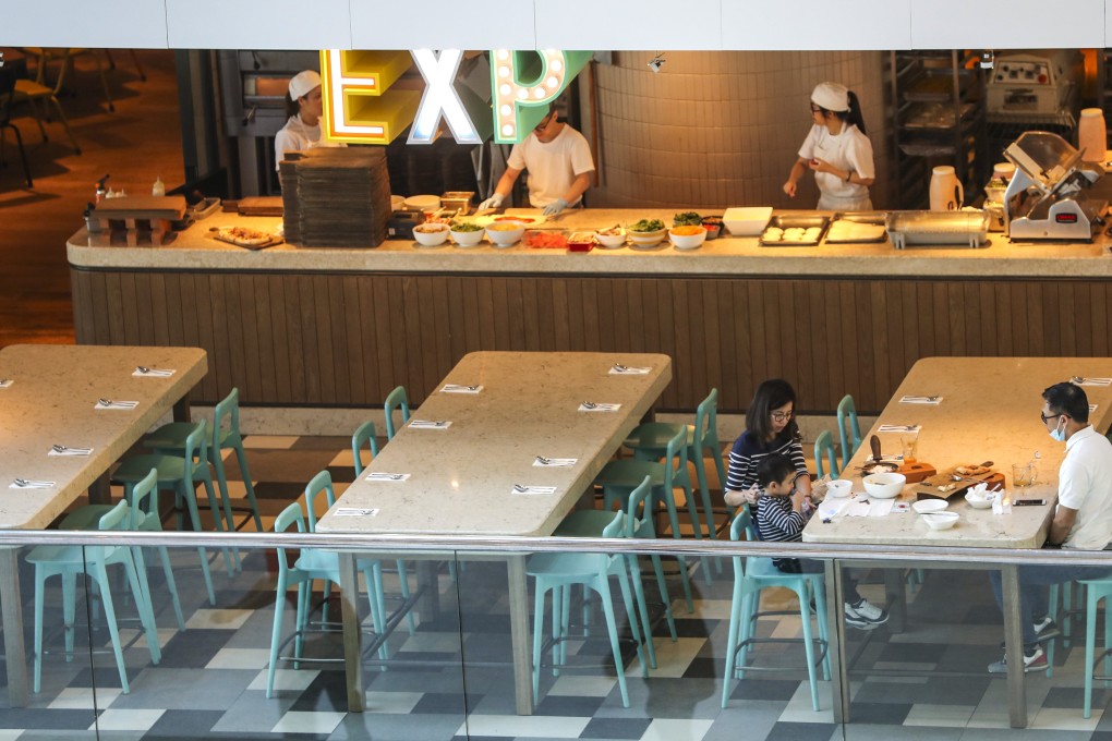Few customers at a restaurant in Kowloon Tong. Months of protests and a slowing economy have left key Hong Kong businesses in the food and beverage, tourism and retail sectors struggling. Photo: Sam Tsang
