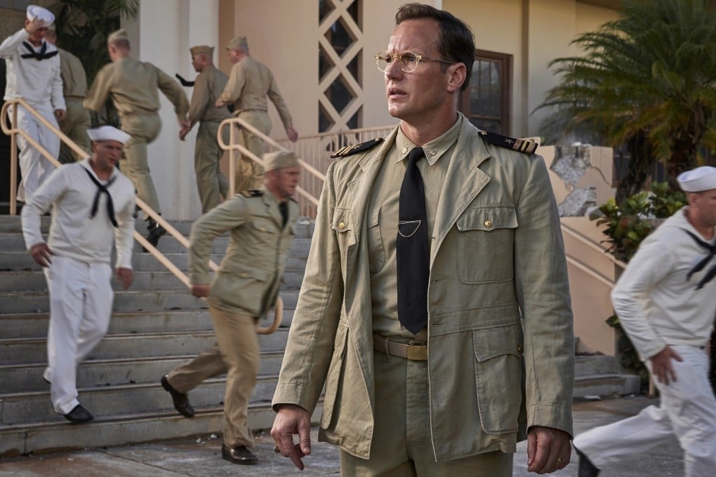 Patrick Wilson in a still from Midway, directed by Roland Emmerich. Ed Skrein and Woody Harrelson co-star. Photo: Reiner Bajo