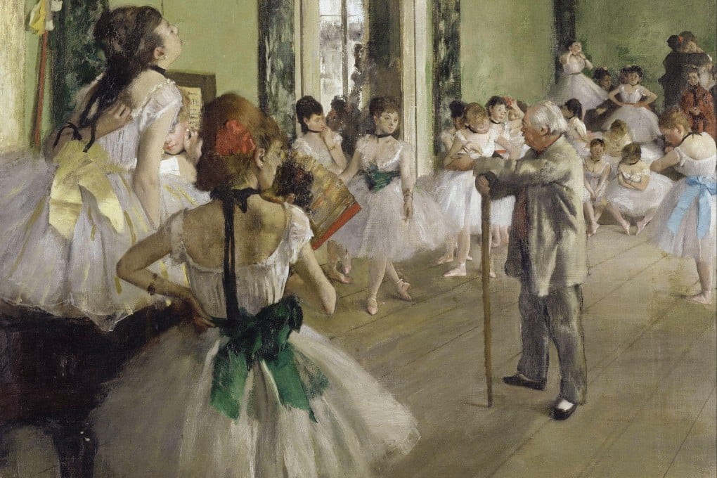 Renowned French artist Edgar Degas’ ‘The Ballet Class’ from the ‘Degas at the Opéra’ exhibition, at the Musée d’Orsay in Paris, France. Photo: Alamy