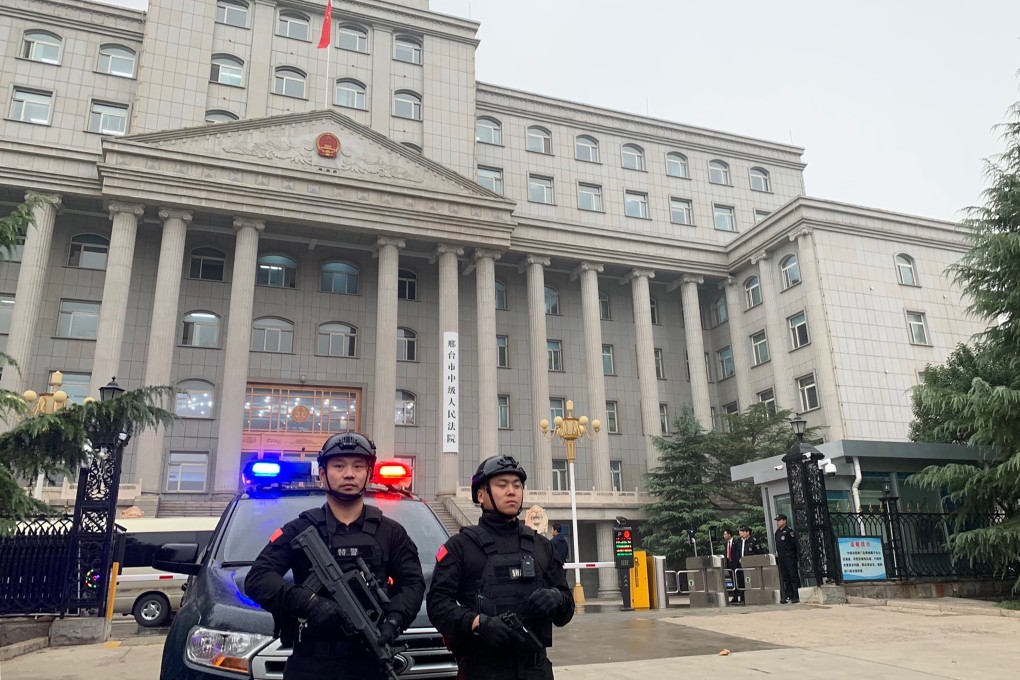The Xingtai Intermediate People’s Court in Xingtai, Hebei province, has sentenced one fentanyl trafficker to death. Photo: AP