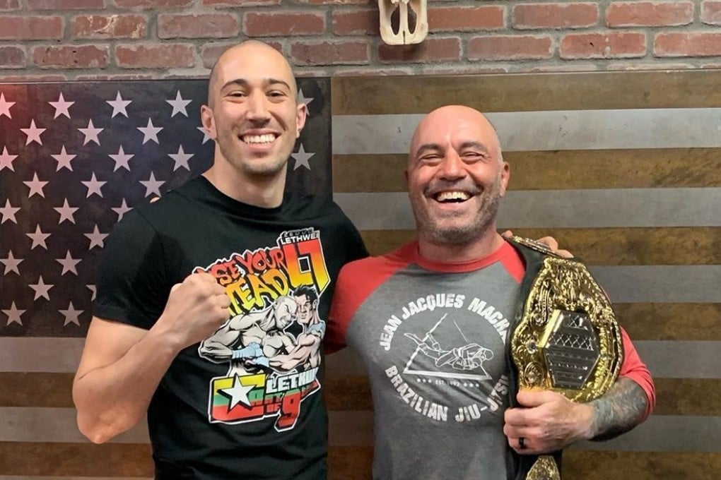Dave Leduc with Joe Rogan. Photos: Instagram