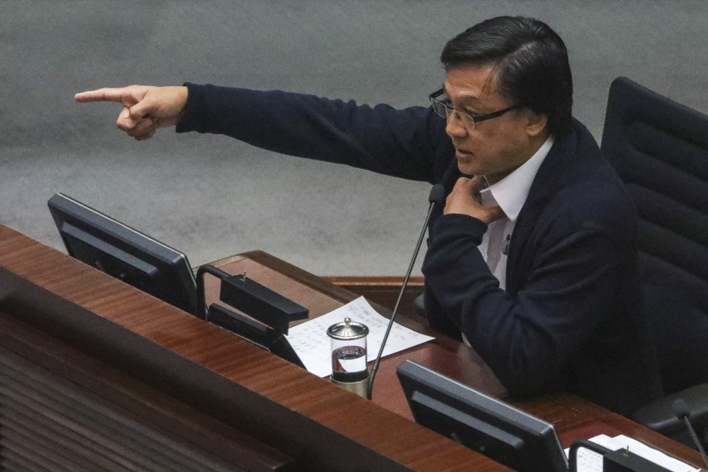 Lawmaker Junius Ho was injured in an attack while campaigning in Tuen Mun. Photo: May Tse