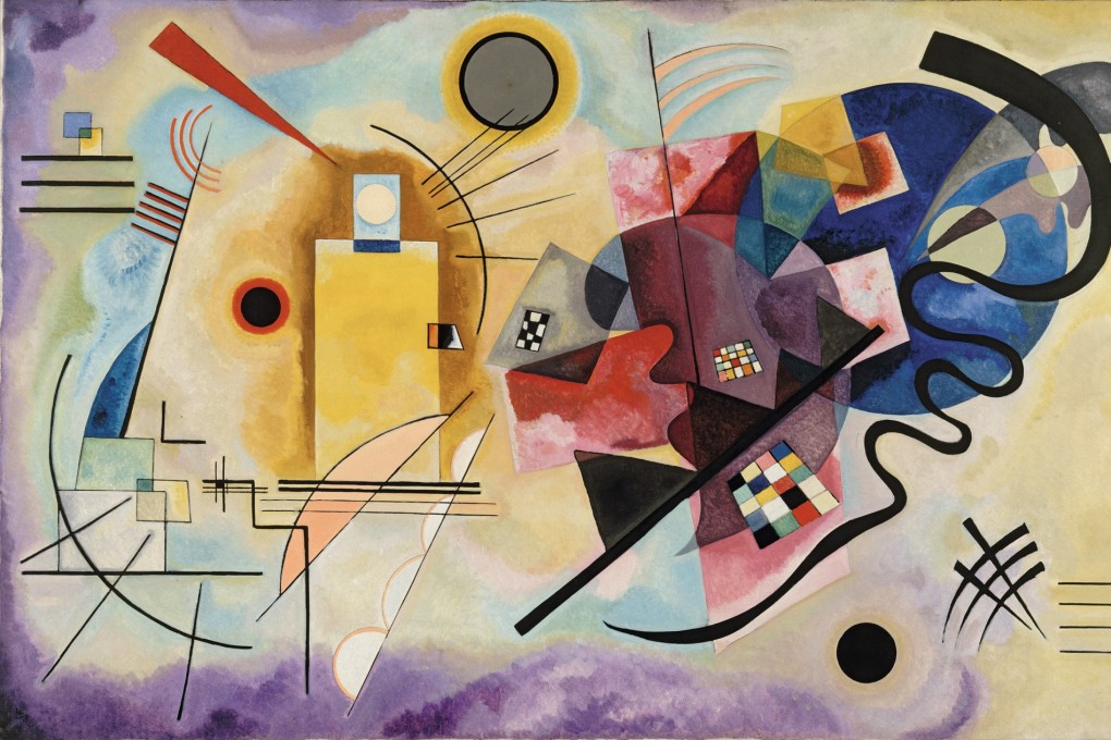 Gelb-Rot-Blau (Yellow-Red-Blue), a 1925 work by Vasily Kandinsky from the Pompidou Centre collection, is among the works on display in Shanghai as part of the Parisian arts centre’s collaboration with the West Bund Art Museum. It is one of a number of cross-cultural exchanges involving Shanghai art museums. Photo: Pompidou Centre