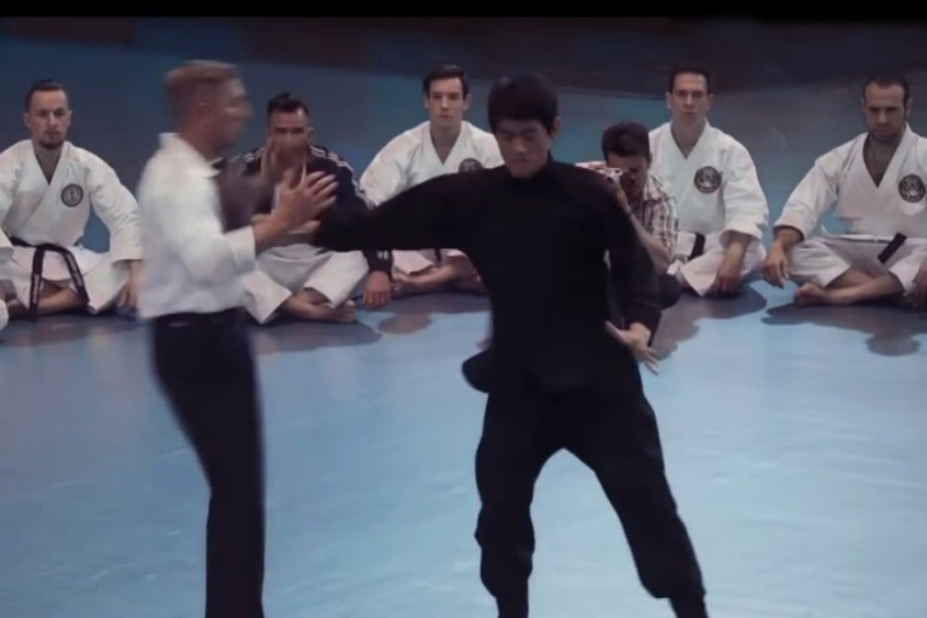 Bruce Lee, played by Danny Chan, lands a one-inch punch in Ip Man 4. Photo: YouTube/Pegasus Motion Picture