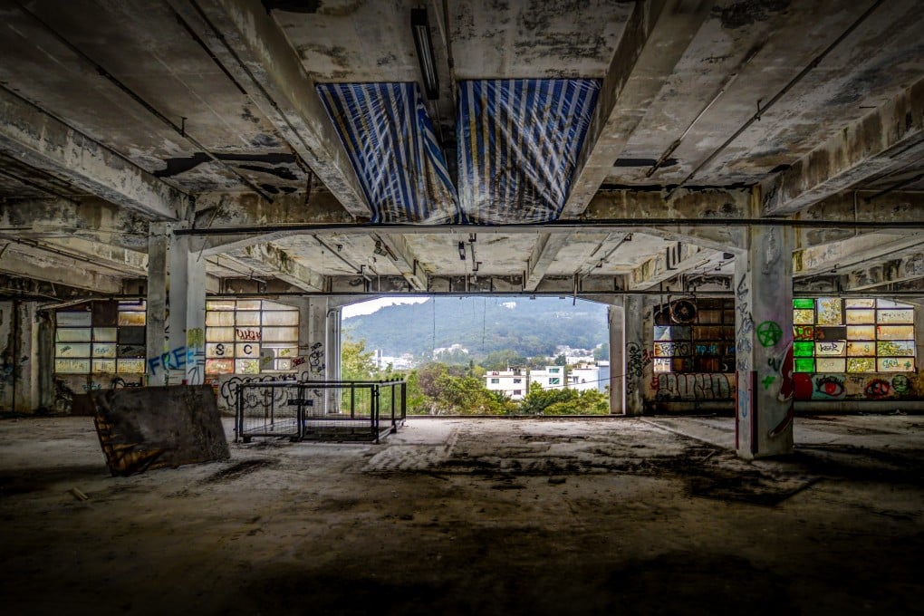 The old Asia Television (ATV) studio building, in Ho Chung, Sai Kung. Photo: HK Urbex