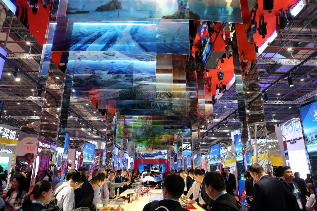 People visit the Russia pavilion during the second China International Import Expo in Shanghai, on November 6, 2019. Photo: Xinhua