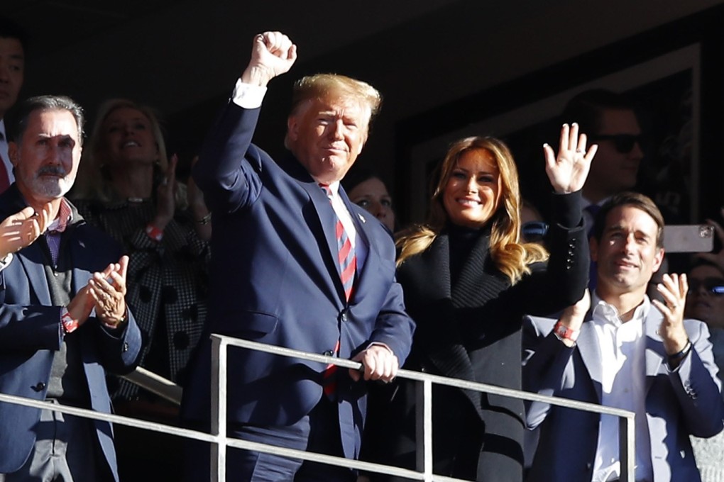 President Donald Trump and first lady Melania Trump attend the game between the LSU Tigers and the Alabama Crimson Tide. Photo: AFP