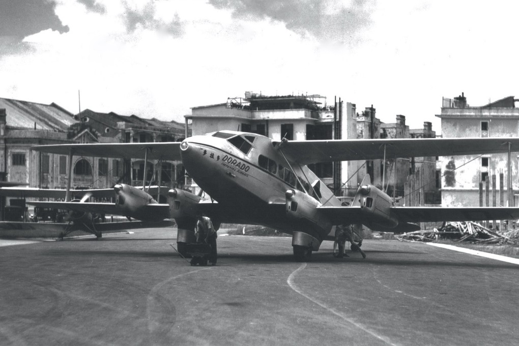 The Imperial Airways de Havilland DH86, named Dorado, at Kai Tak, in Hong Kong, which completed the in 1936. Photo: Handout