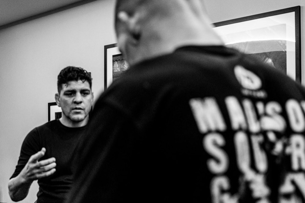Nick Diaz (left) with his brother Nate Diaz. Photo: Instagram
