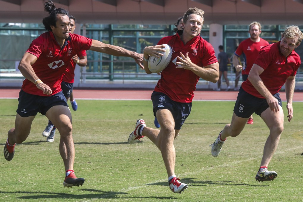 Salom Yiu Kam-shing, Tom McQueen and Jamie Hood training at the Sports Institute for the Olympic qualifying tournament in Incheon, South Korea. Photo: K.Y. Cheng