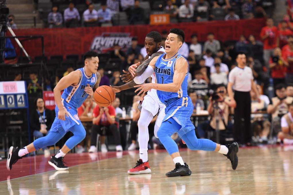 Jeremy Lin tastes regular season defeat for the first time as Beijing Duck. Photo: Xinhua