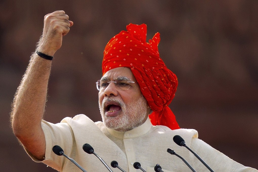 Showman: Indian Prime Minister Narendra Modi. Photo: AP