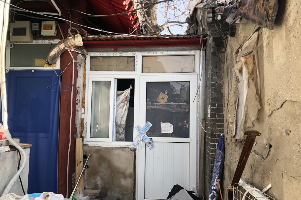 A view of the 5.6 square metre cubicle-size home in Beijing on 15 November 2019. The home sold for 1.28 million yuan at auction. Photo: Louise Moon