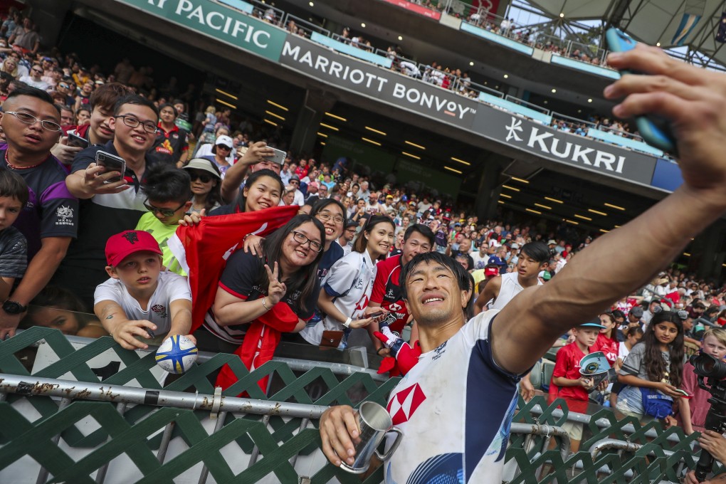 Salom Yiu Kam-shing of Hong Kong during the 2019 edition of the Hong Kong Sevens. Photo: Sam Tsang