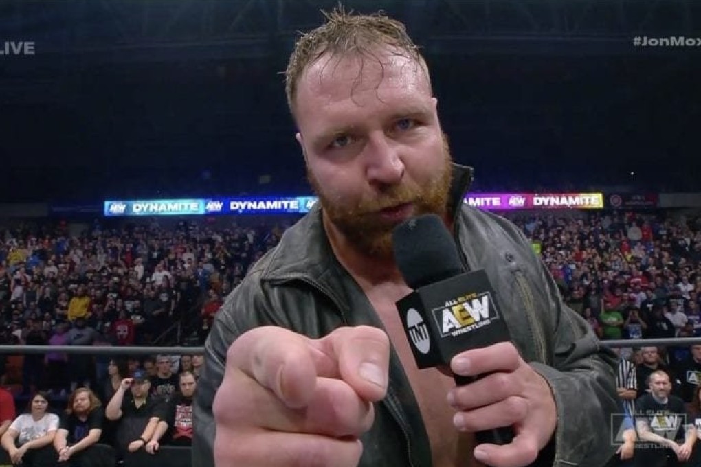 Jon Moxley on AEW Dynamite. Photo: AEW