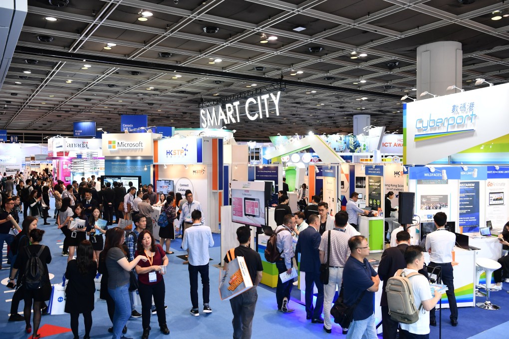 Visitors at the Hong Kong Electronics Fair (Autumn Edition) organised by the Hong Kong Tourism Development Council. Photo: Handout