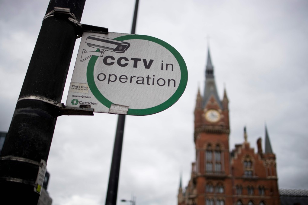 A sign informs that CCTV cameras are in operation in King's Cross, London. London is a potential hotspot for the deployment of facial recognition, with its 420,000 surveillance cameras. Photo: AFP