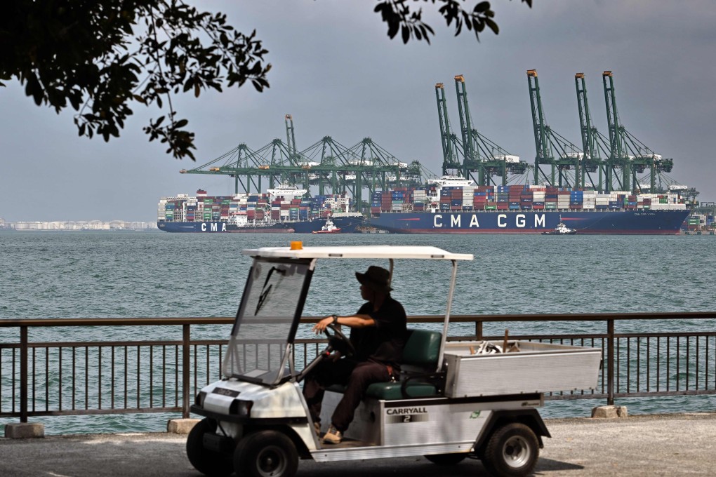 US-China trade war continues to dampen Singapore’s exports, after the eight successive month of decline. Photo: AFP