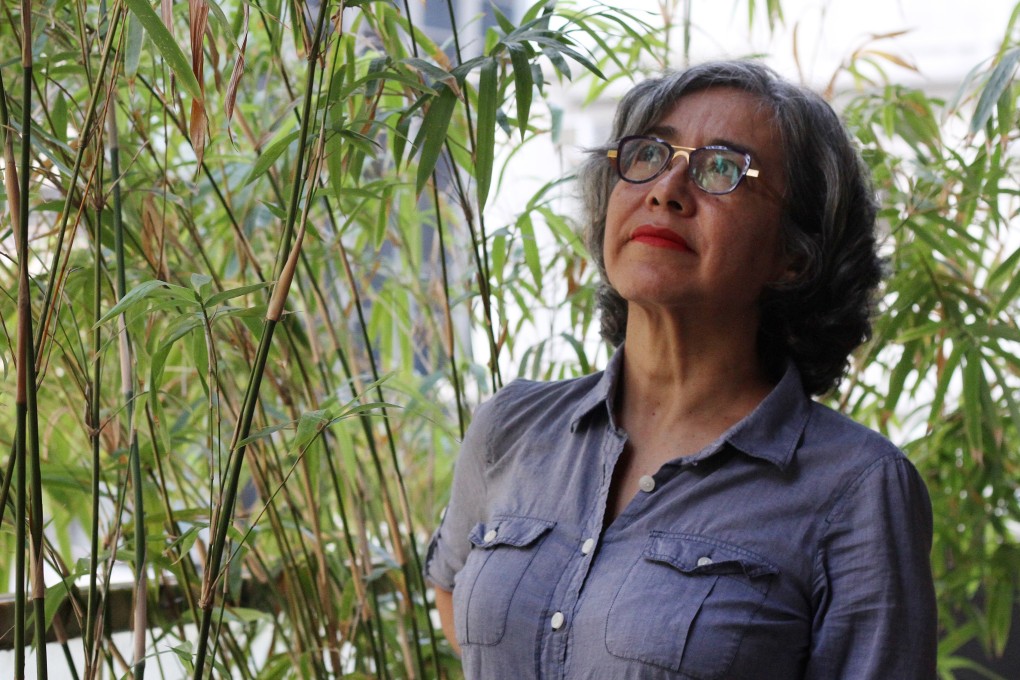 Mexican writer Cristina Rivera Garza spoke at the Hong Kong Literary Festival about migration and borders in today's world. Photo: Raquel Carvalho