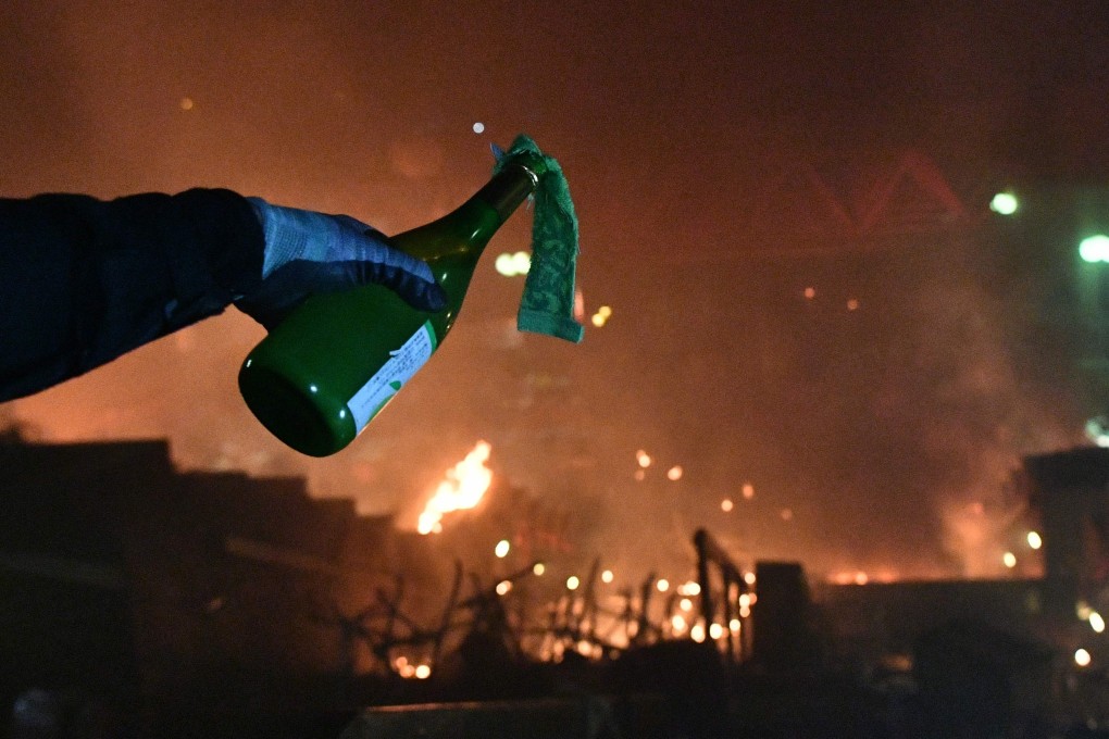 Wanton and extreme violence against innocent people and intimidation of businesses, including destruction of their properties and shops, do resemble terroristic methods from some groups overseas. Photo: AFP