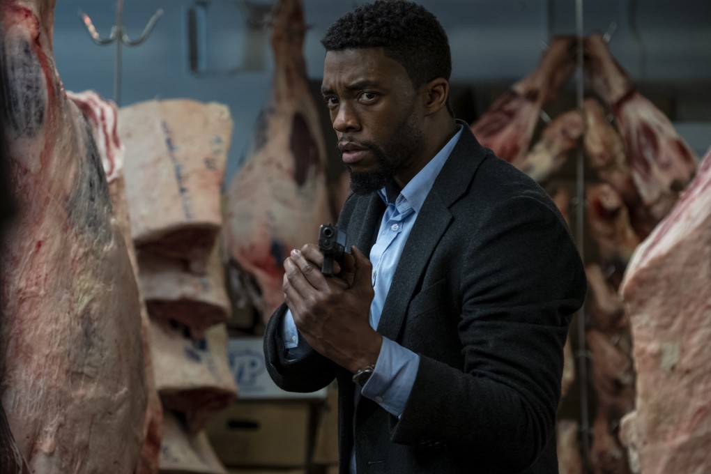 Chadwick Boseman in a scene from 21 Bridges (category: IIB), directed by Brian Kirk. Co-starring J.K. Simmons and Sienna Miller. Photo courtesy of STXfilms