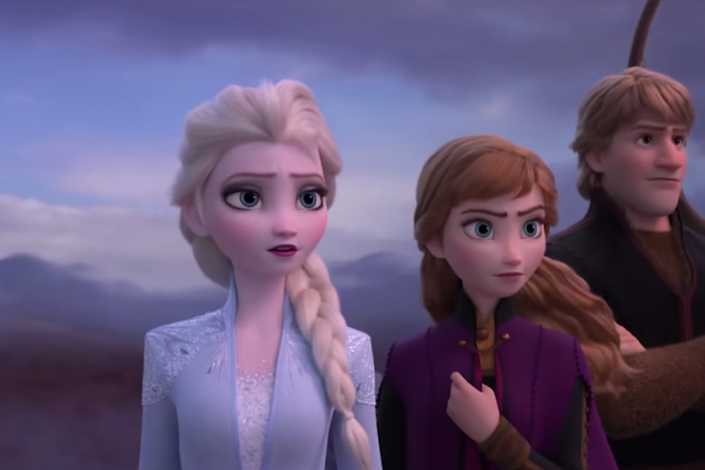 A still from Frozen 2. Acclaimed pianist Gina Alice Redlinger, wife of Chinese pianist Lang Lang, sings the opening song of the Disney film. Photo: YouTube