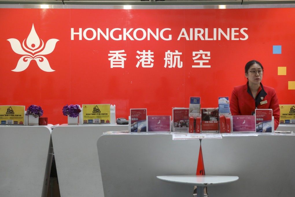 Up to a quarter of Hong Kong Airlines’ 39 planes are not flying. Photo: K.Y. Cheng