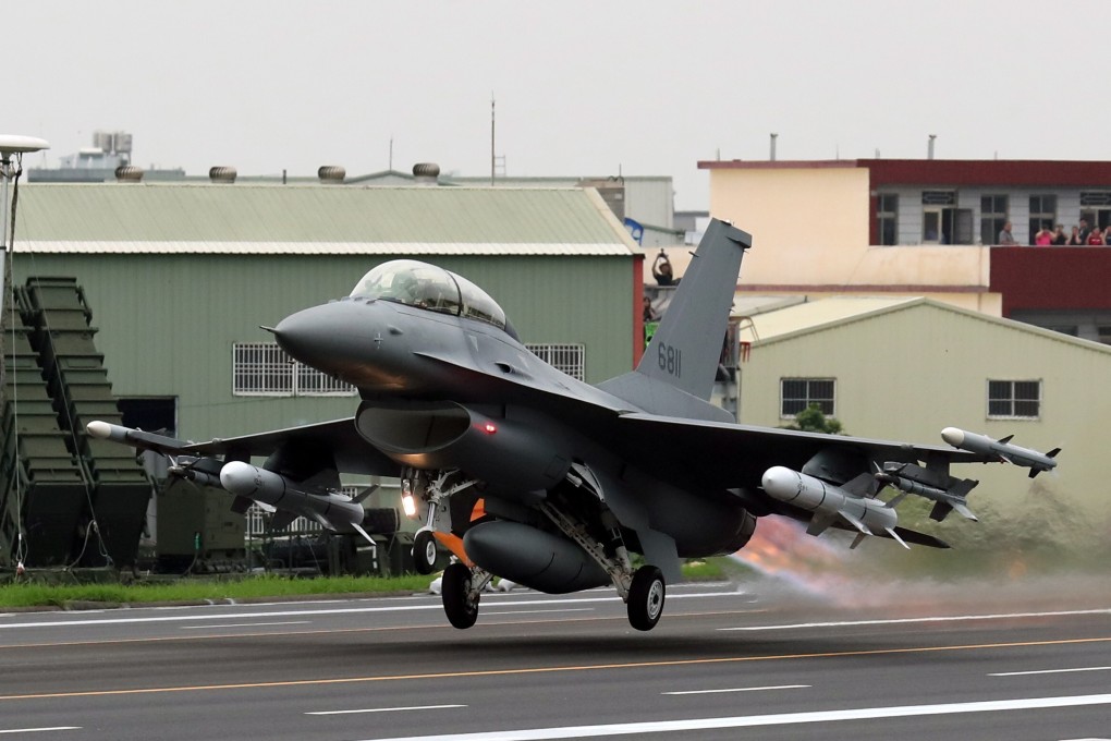 Taiwan is hoping to become home to the first maintenance centre for F-16V fighter jets in the Asia-Pacific. Photo: EPA-EFE