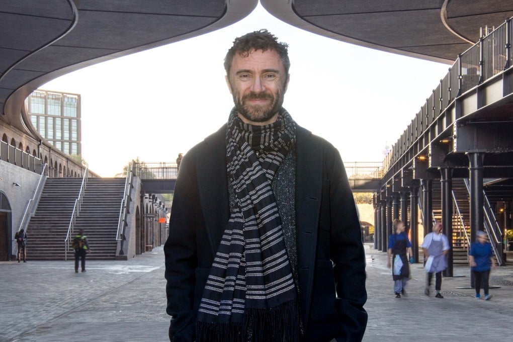 British designer Thomas Heatherwick at Coal Drops Yard, the new shopping and dining district in London. Photo: Marcus Hawk