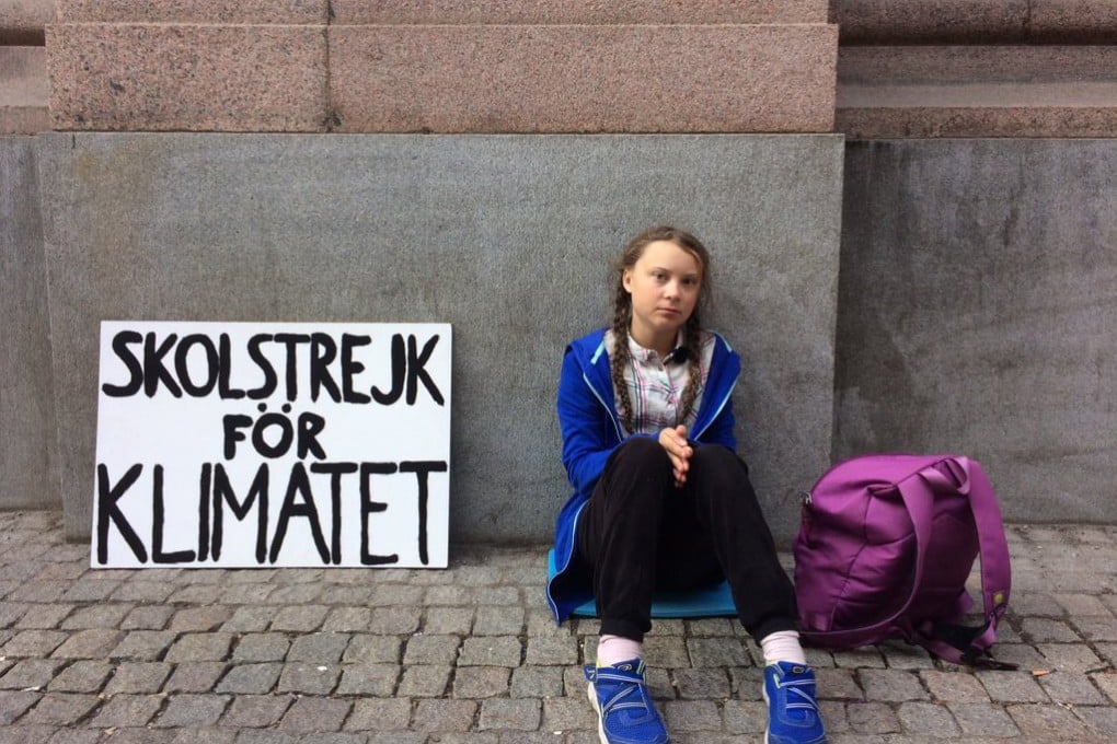 Greta Thunberg started skipping classes in September last year to campaign for climate change. By November, her movement had gone global. Photo: Handout