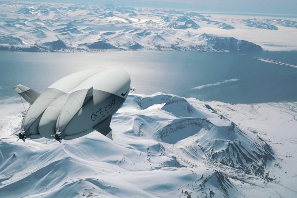 Swedish company OceanSky Cruises is offering trips to the North Pole aboard the Airlander 10, aka “The Flying Bum”.