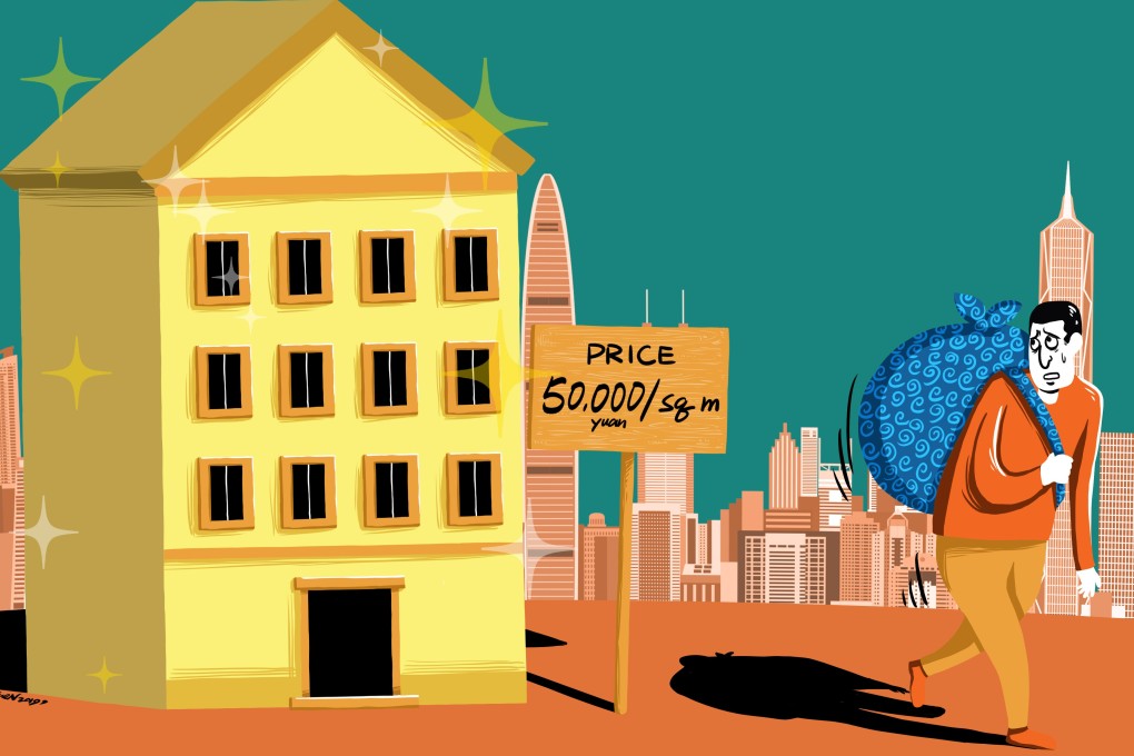 Shenzhen is aiming to build at least 1 million affordable homes by 2035. Illustration: Lau Ka-kuen