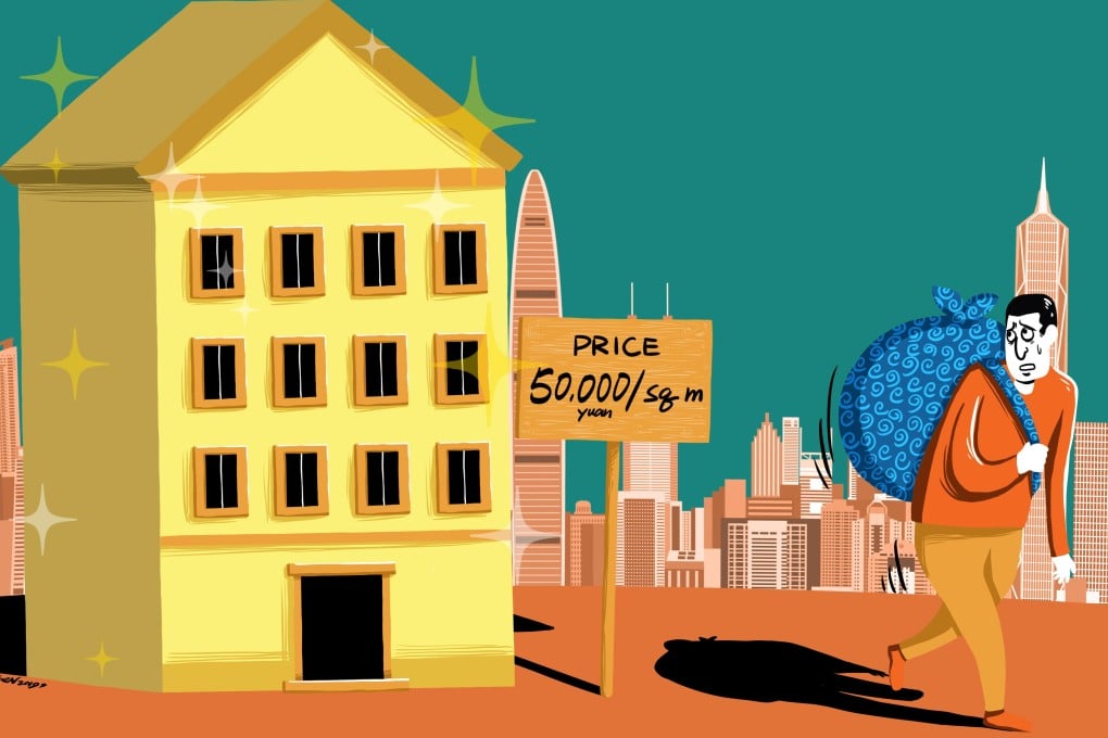 Shenzhen is aiming to build at least 1 million affordable homes by 2035. Illustration: Lau Ka-kuen