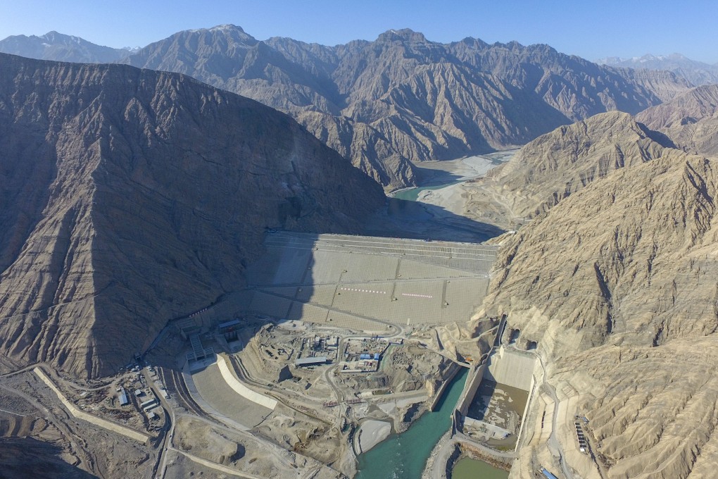 China has built dozens of hydropower dams, including this one on the Yarkant River in Xinjiang. Photo: Xinhua
