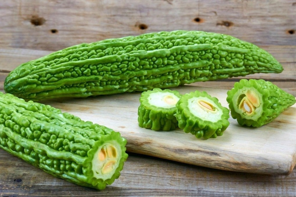 A sliced bitter melon. Photo: Shutterstock