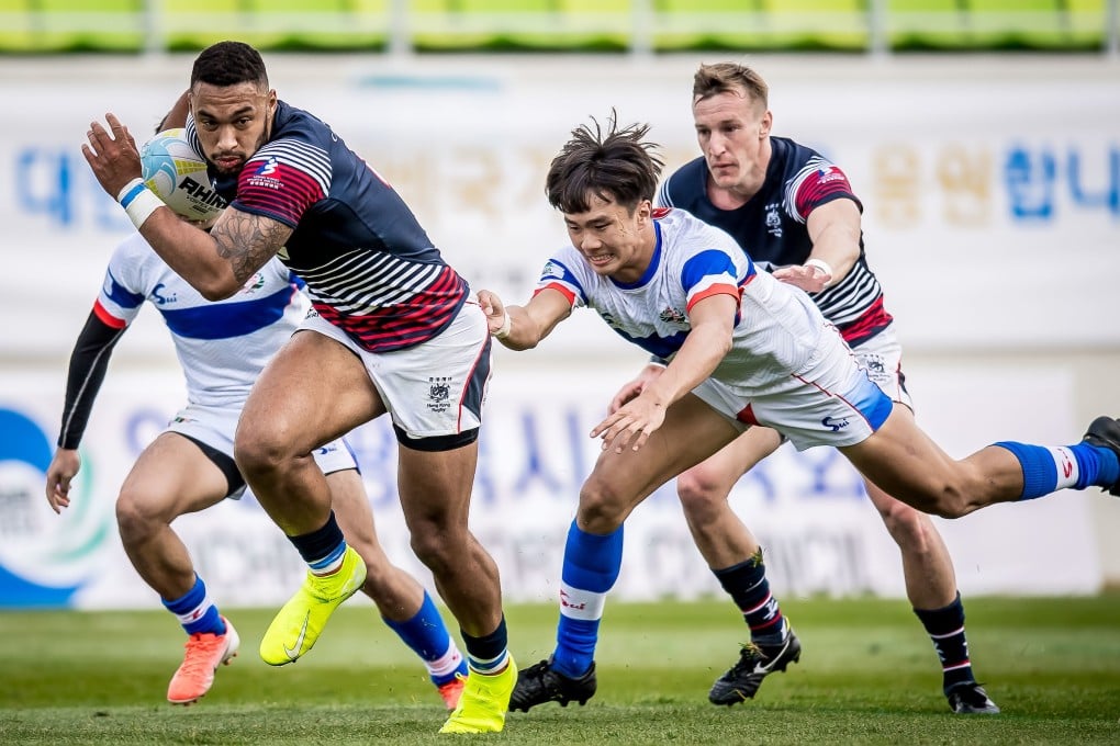 Max Denmark looks to lead the men’s sevens team to Olympic glory today. Photo: HKRU