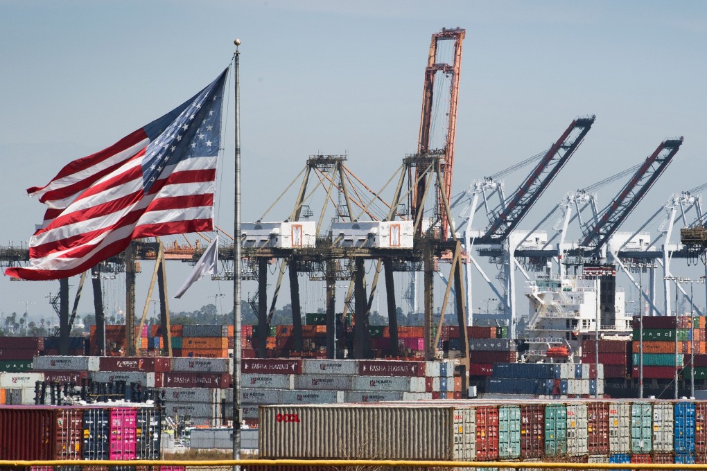 Shipping containers from China and other Asian countries are unloaded at the Port of Los Angeles. A trade war has been raging for well over a year between the US and China. Photo: AFP