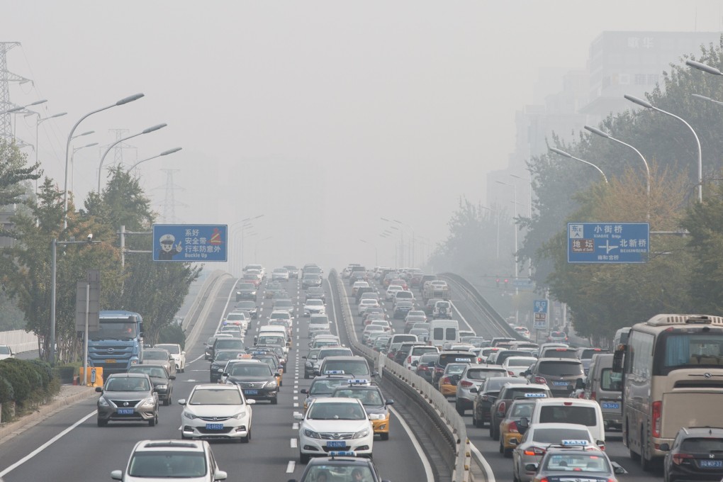 Beijing has started limiting the number of plates issued as part of its efforts to tackle the city’s notorious pollution and congestion. Photo: EPA-EFE