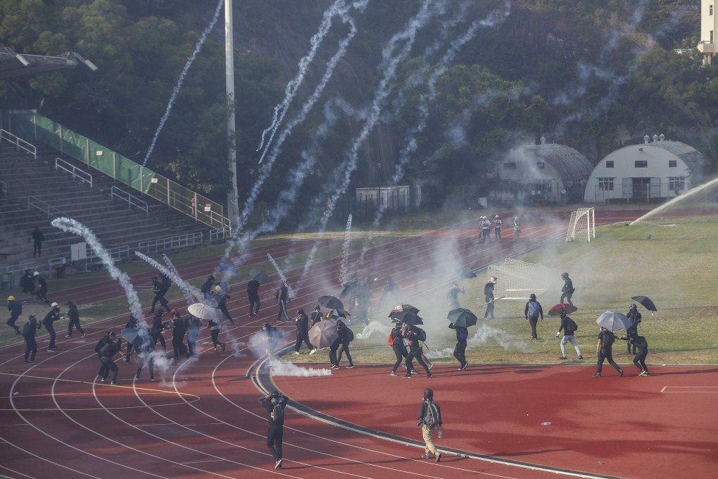 Some of the starkest images of the Hong Kong protests were captured at Chinese University’s sports ground on November 12. The campus has now reopened. Photo: Winson Wong