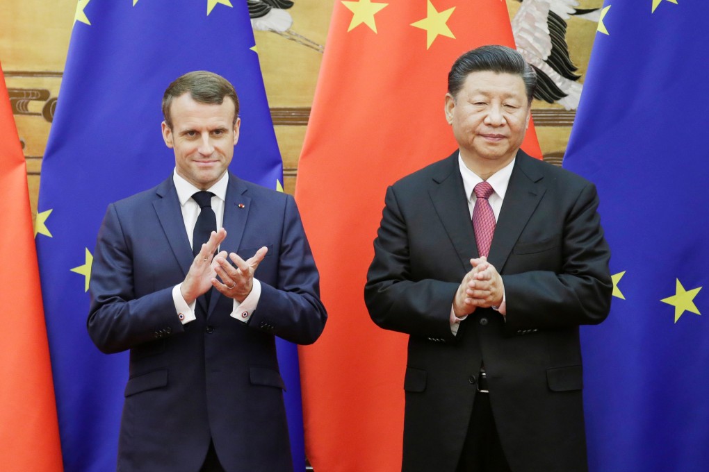 Chinese President Xi Jinping meets his French counterpart, Emmanuel Macron, in Beijing earlier this month. Photo: Reuters