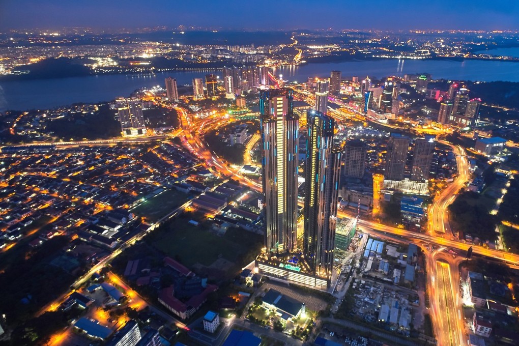 Aerial Night View of The Astaka @ One Bukit Senyum