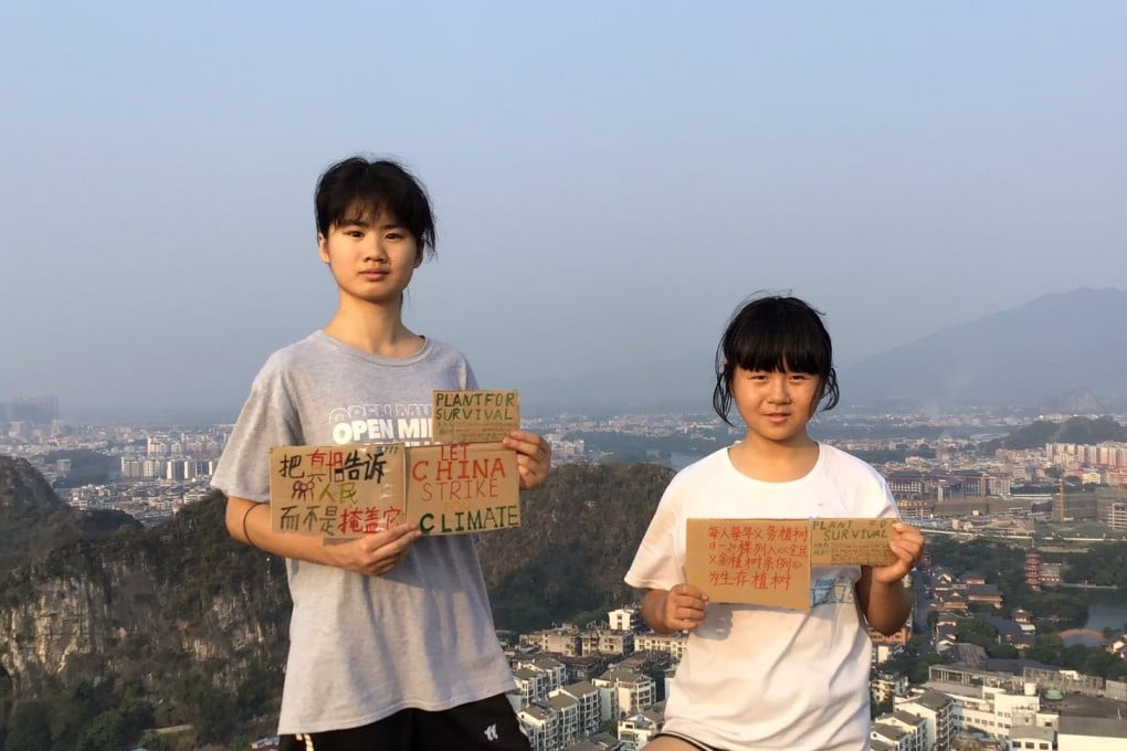 Howey Ou (left) and Nlocy Jiang are working together to raise awareness of the environment in China. Photo: Handout