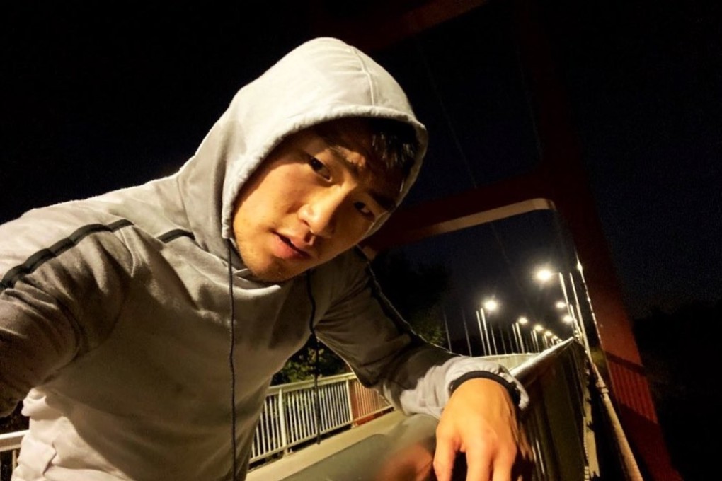 Song Yadong poses during a training session. Photo: Instagram