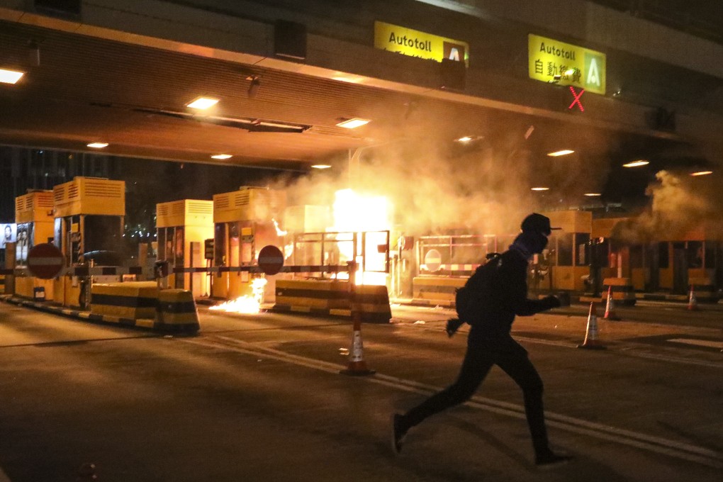 Numerous times during the political crisis, the tunnel has been targeted by protesters, who have vandalised toll booths and blocked traffic. Photo: Felix Wong