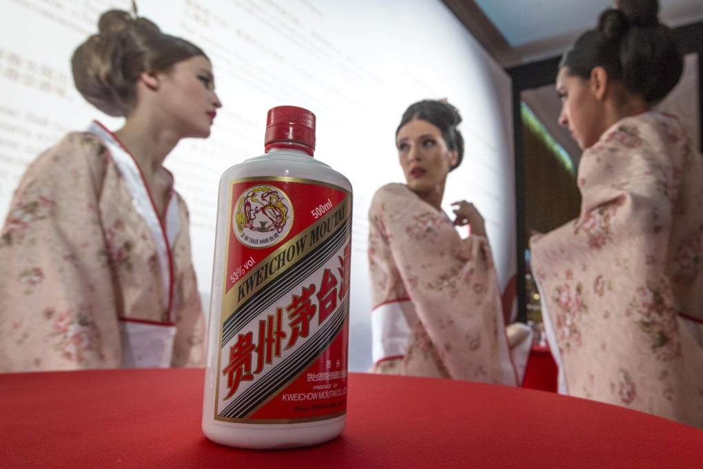 A reception to launch Kweichow Moutai, one of the best-known brands of baijiu, to the Russian market, in 2015. Photo: Alamy