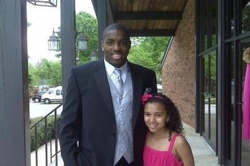 Walt Harris in an undated photo with his stepdaughter Aniah Blanchard from when she was younger. Photo: Instagram