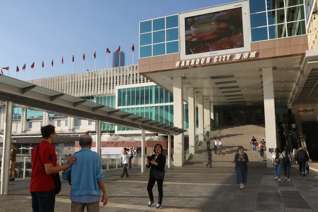 There are few festive decorations at Harbour City this year. Photo: Dickson Lee