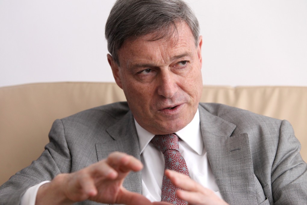Former EU ambassador to China Dietmar Schweisgut says Europe needs to focus on creating a level playing field with the Asian giant. Photo: Simon Song