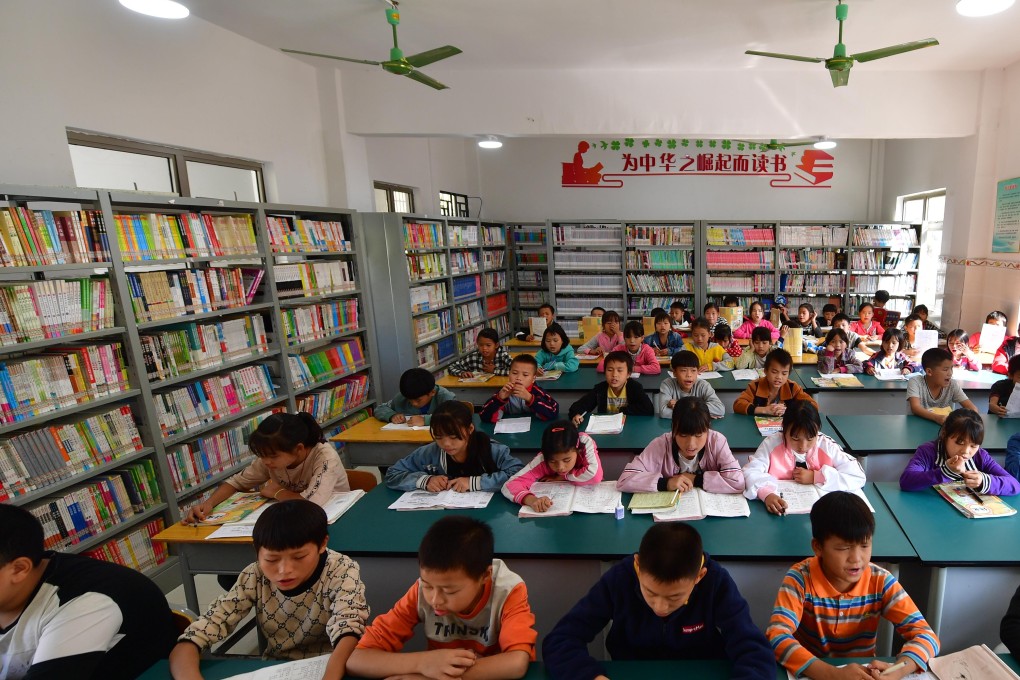 Students at Nongyong Primary School in Nongyong Village of Bansheng Township, Dahua Yao Autonomous County, south China's Guangxi Zhuang Autonomous Region. Photo: Xinhua